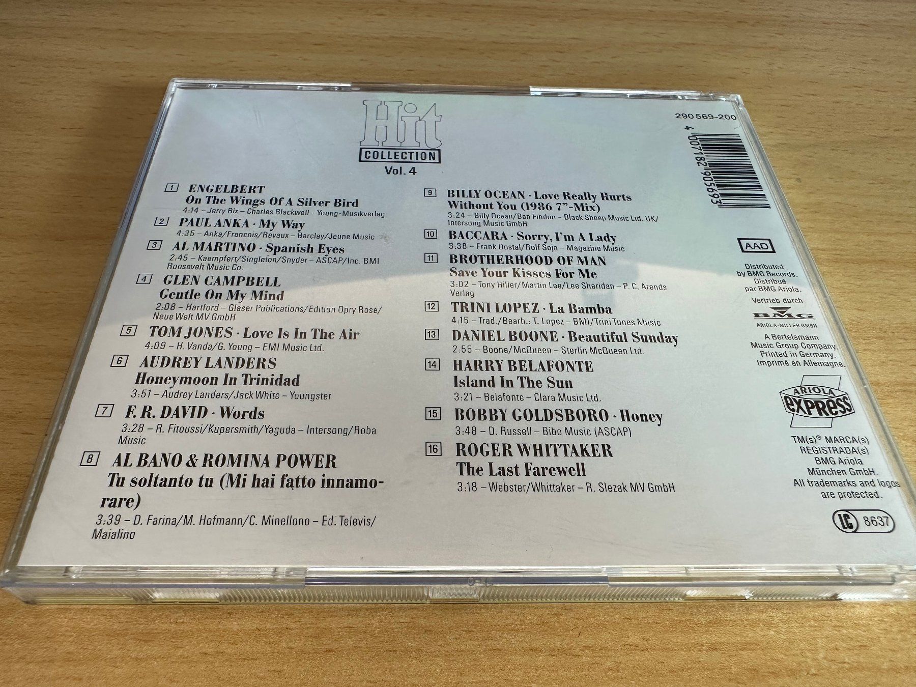 CD: Various – Hit Collection Vol. 4 – Usato da Rikon im Tösstal venduto da Alpenmutz 1