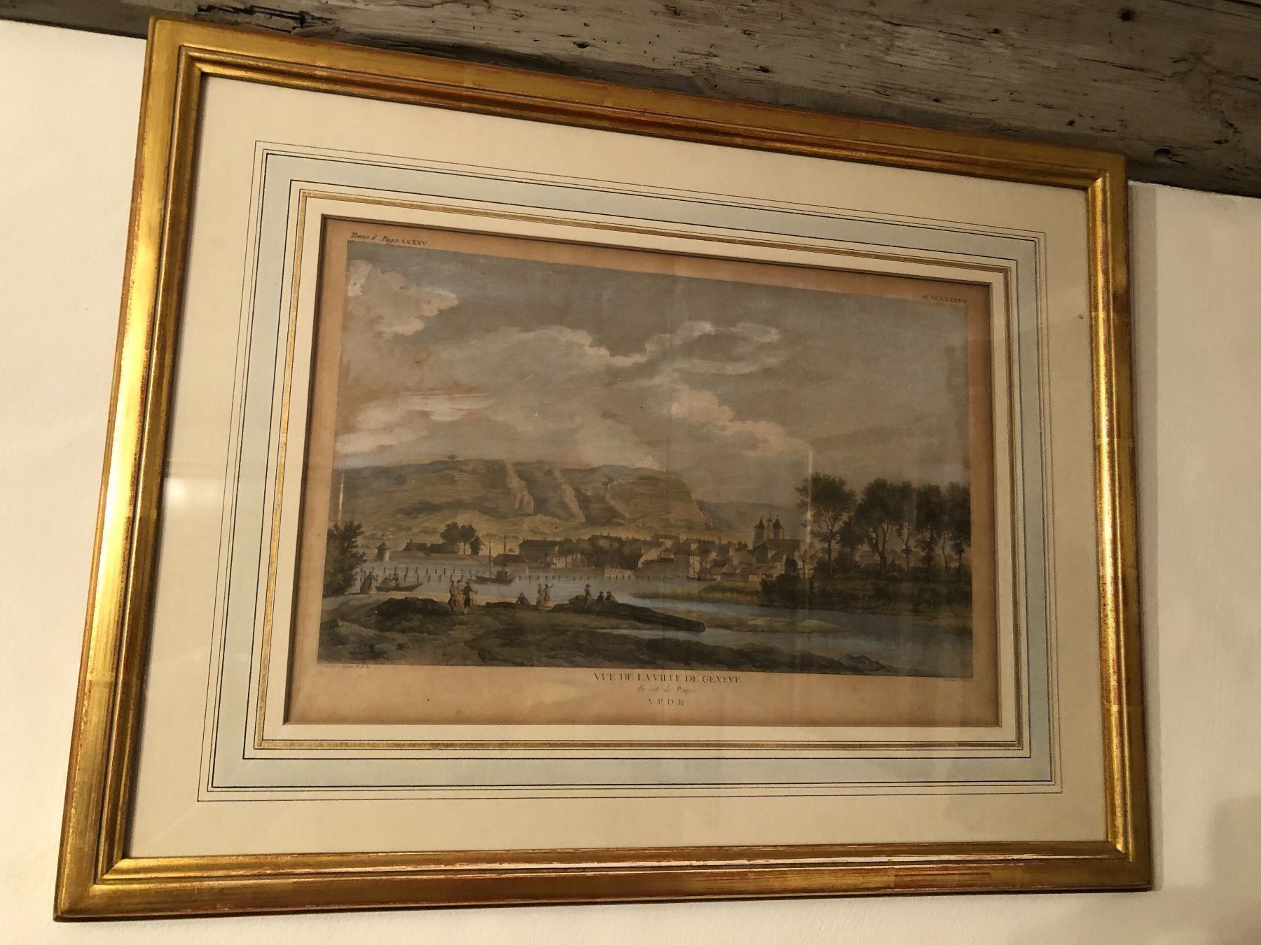 Poster & Bilder: N.PERIGNON. Vue de la ville de GENEVE. – Gebraucht aus Wald ZH von mlnt 9
