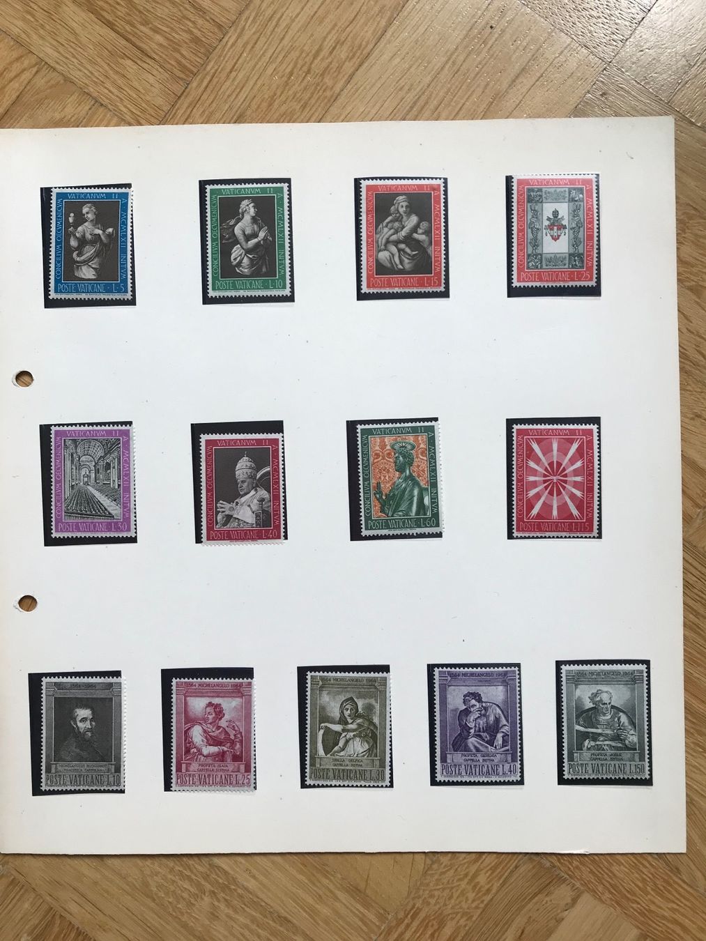 Tous les timbres: Vatikanstaat 1962/64. Abarten – Neuf (Voir description) à stäfa par brandy66
