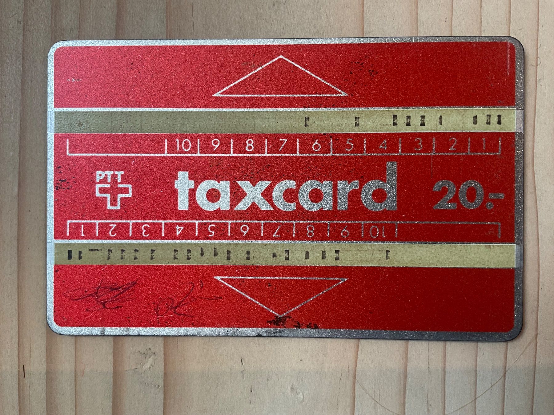 Schede telefoniche: Dritte Schweizer Taxcard – Usato da Winterthur venduto da Grap75