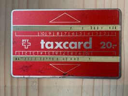 Dritte Schweizer Taxcard