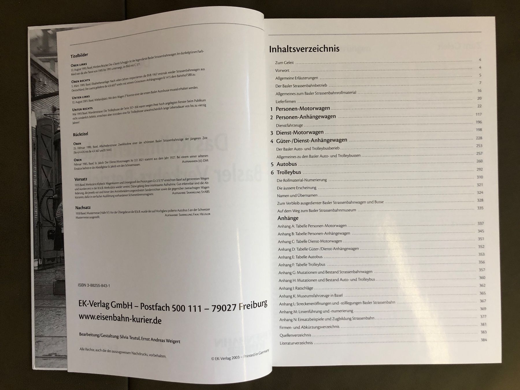 Bücher: Buch Das Rollmaterial der Basler Verkehrs - Betriebe – Gebraucht aus Nunningen von anclaudia 1