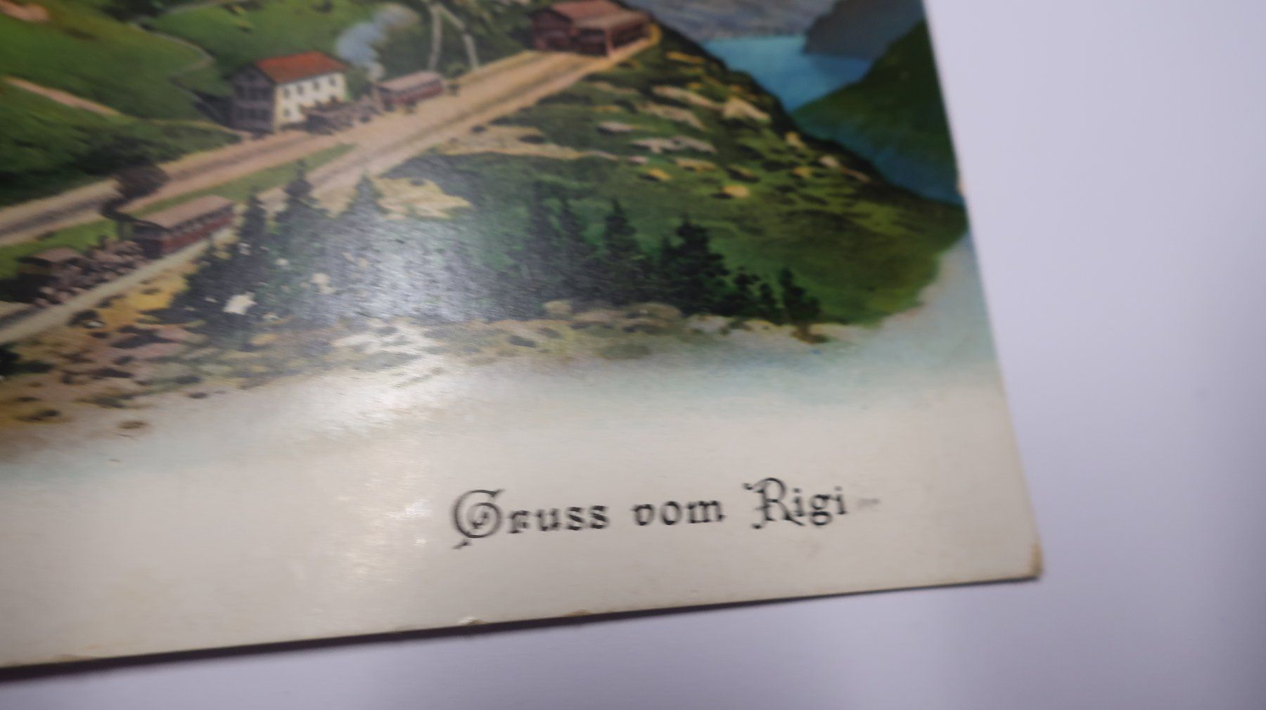 Ansichtskarten: Gruss vom Rigi  N° 1668 – Defekt aus Cormoret von Pascalll2001 7
