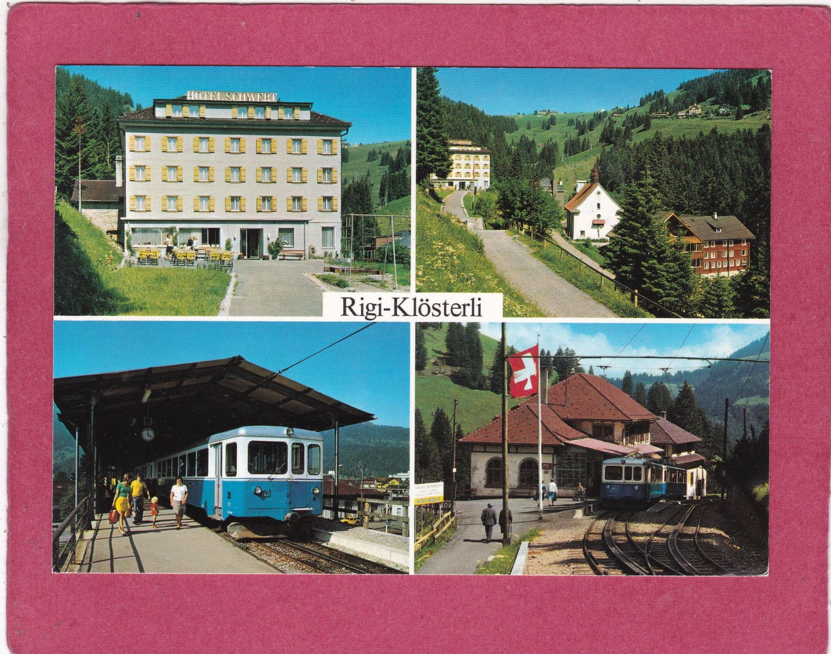 Ansichtskarten: Rigi Klösterli Bahn – Gebraucht aus Herisau von Lisegrat2008