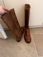 Braune Lederstiefel, grösse 38