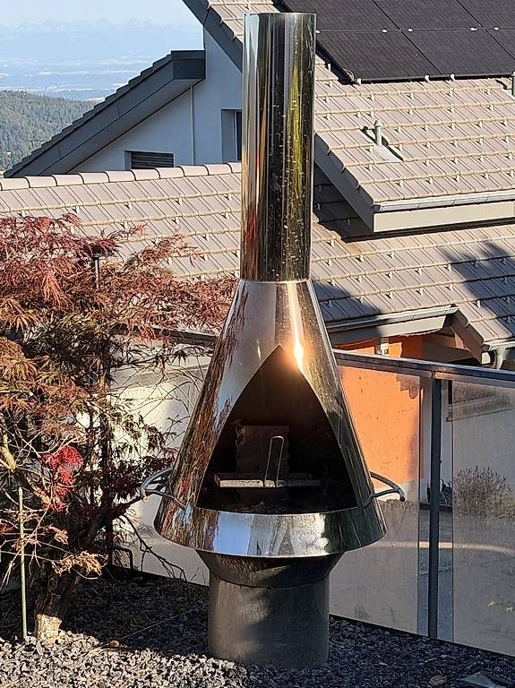Cheminée: Cheminée barbecue inox – Gebraucht aus Geneveys-Coffrane von Zorgonaute84