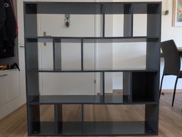 Bücherregal grau
