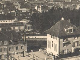 LA CHAUX-DE-FONDS les Crétêts, vins engros Lucien Droz ~1930
