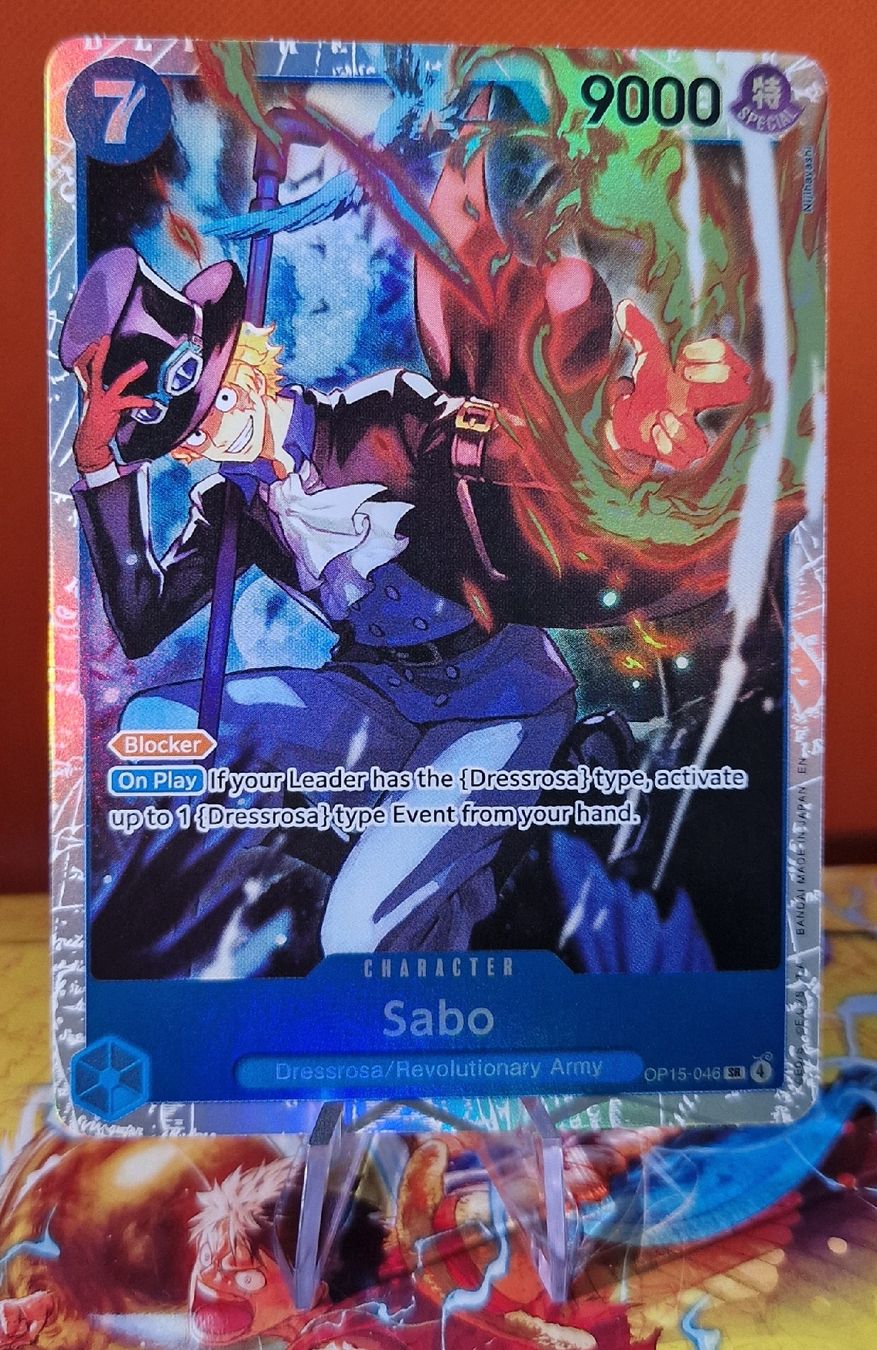 Bandai Carte collezionabili: OP15-046 Sabo SR - ENG – Nuovo (secondo la descrizione) da Melano venduto da emm_m2jq