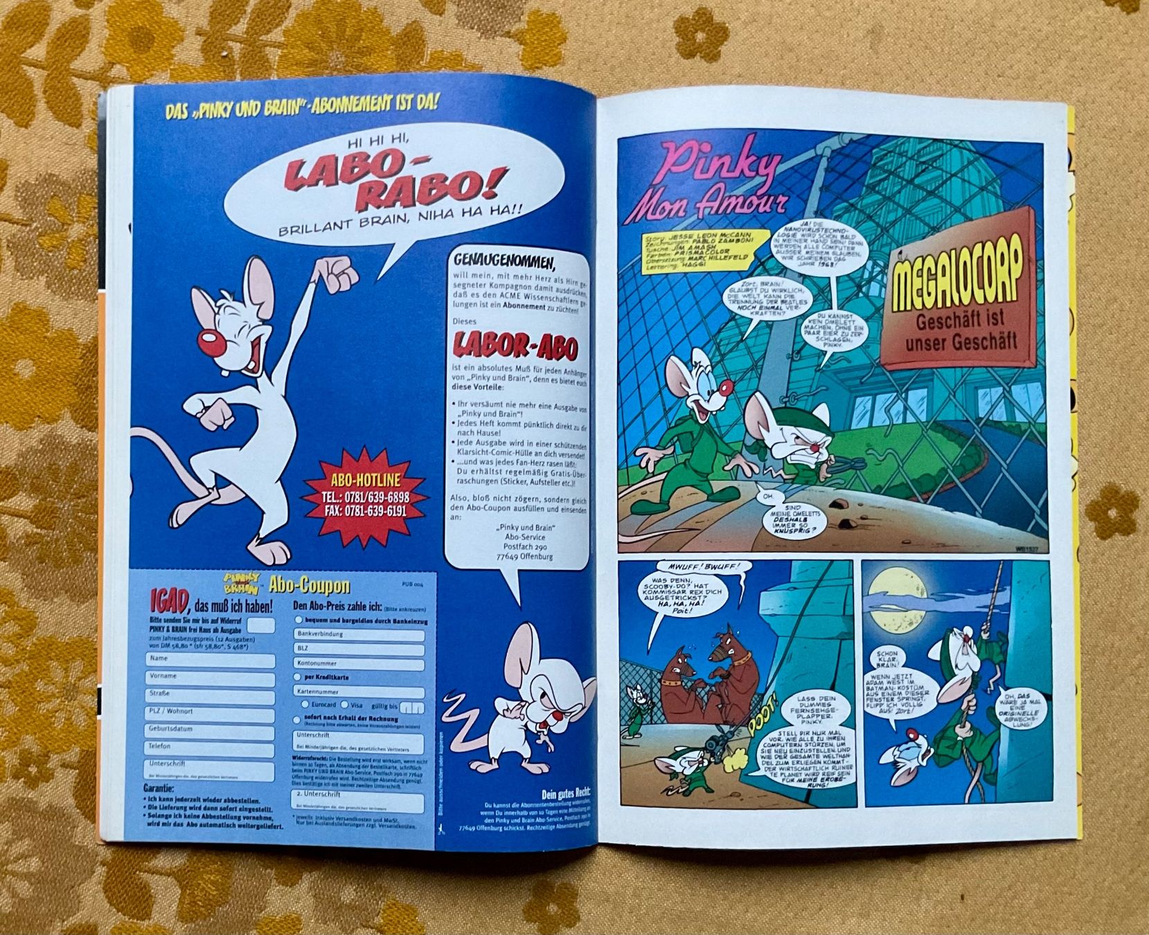 Fumetti: Pinky und Brain Heft Nr 4 von 1999 – Usato da Endingen venduto da nathan05 7