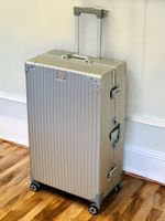 100% ALU gateBAG TSA REISEKOFFER KOFFER SILBER 78CM NEU