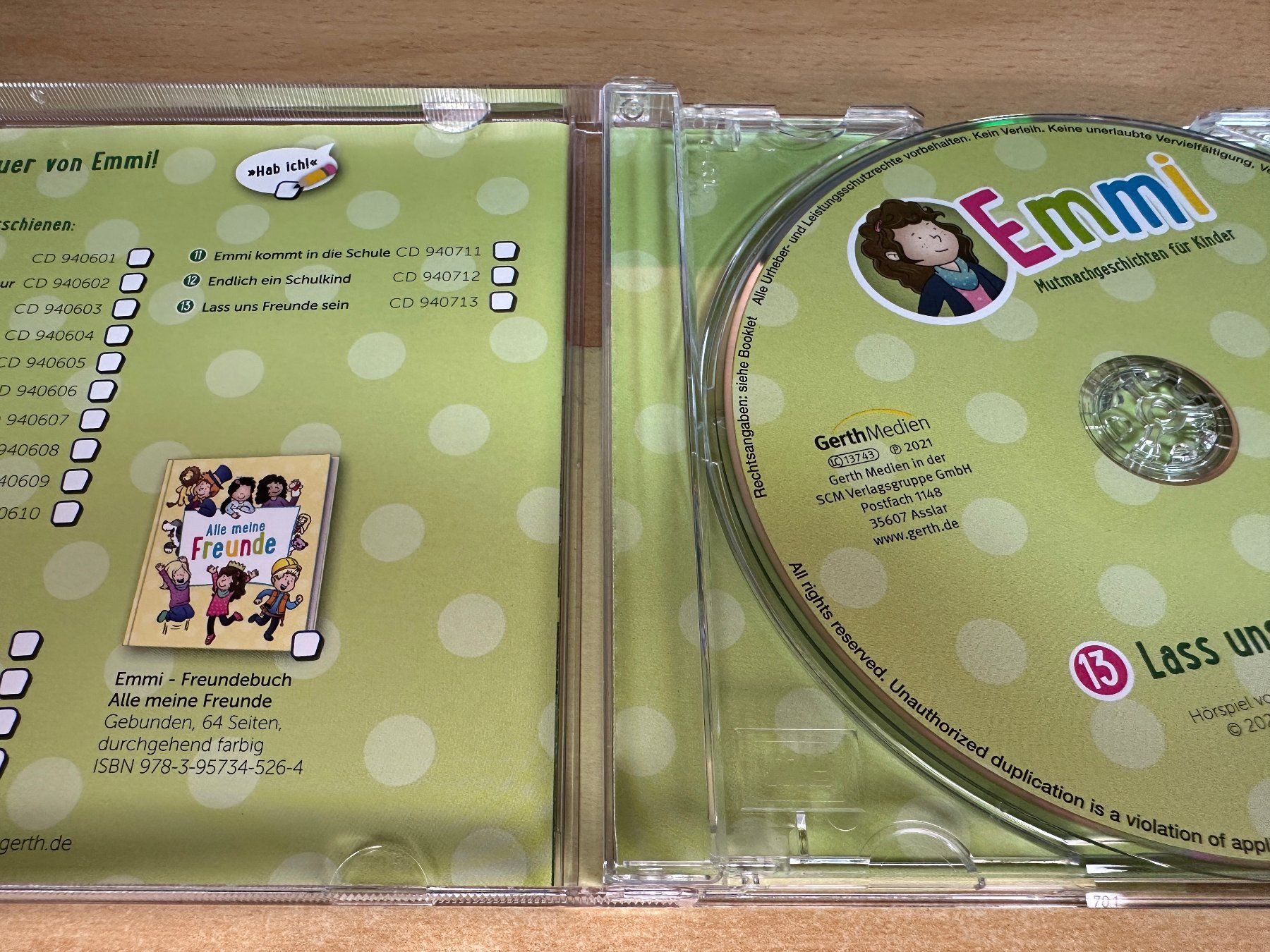 Audiolibri: Y3 Emmi - Mutmachgeschichten für - Lass Uns Freunde Sein – Usato da Rikon im Tösstal venduto da Alpenmutz 2