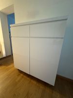 Kommode / Schuhschrank hochglanz weiss