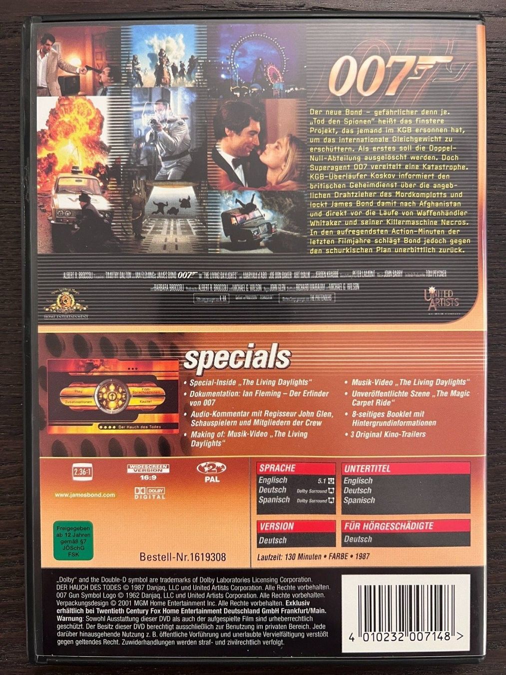 Tous les DVDs: 007 Der Hauch des Todes – D'occasion à Zürich par FilmFreunde 1