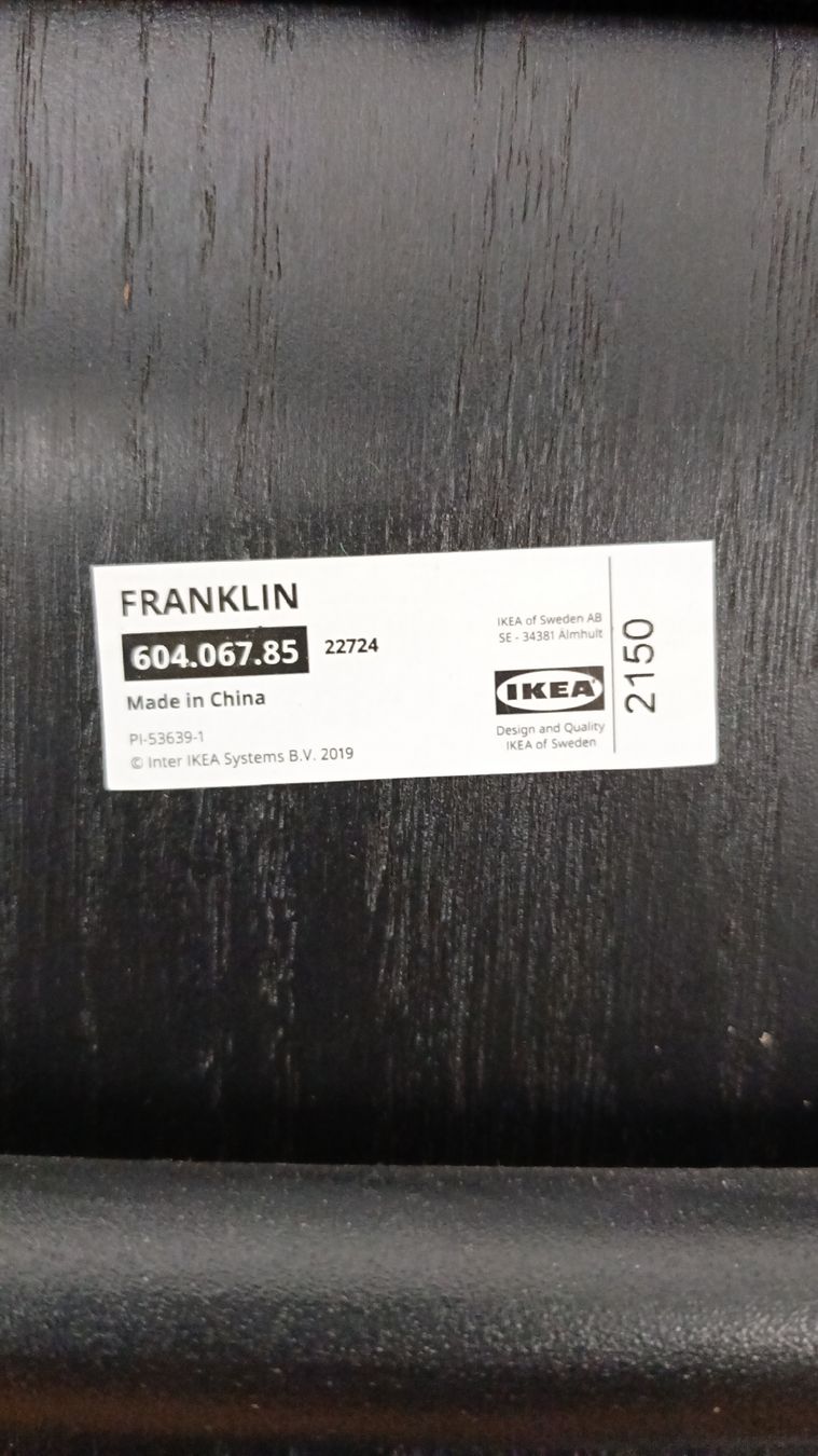 Ikea Tabourets: IKEA Barhocker Franklin Black 4x – D'occasion à Glarus par tale1991 3