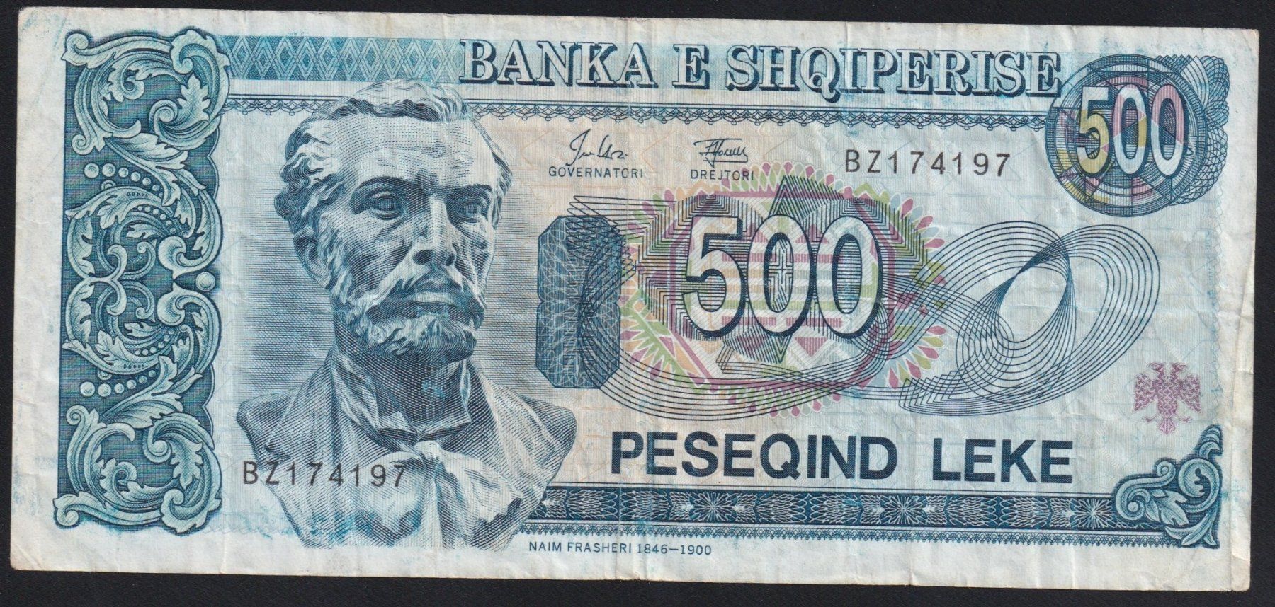 Billets de banque: Albanien 500 Leke 1994 – D'occasion à Brugg AG par banknoten_muesli