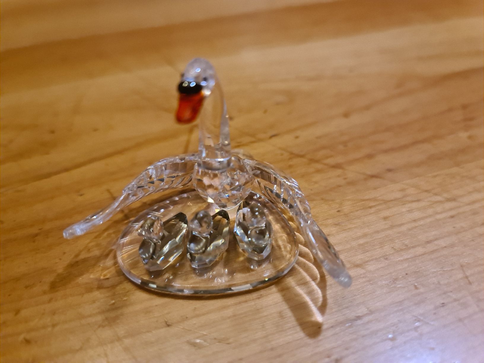 Swarovski Statuette: Swarovski Figur Schwäne  – Usato da henau venduto da Rockj