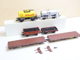H0 7 x FS Güterwagen & andere H0 - TTM / MGM - selten