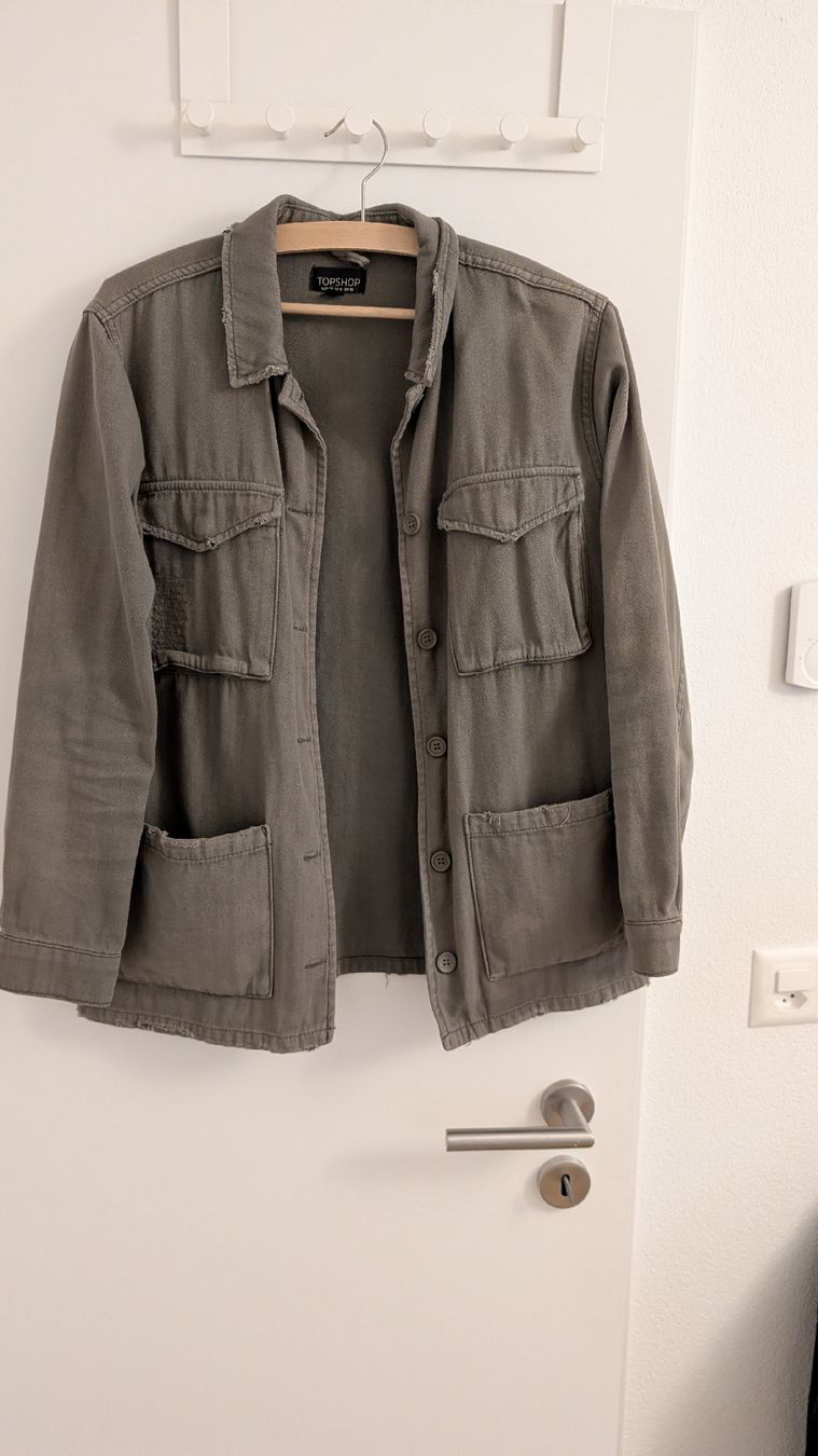 Topshop Giacche: veste militaire kaki – Usato da La Conversion venduto da deborah22