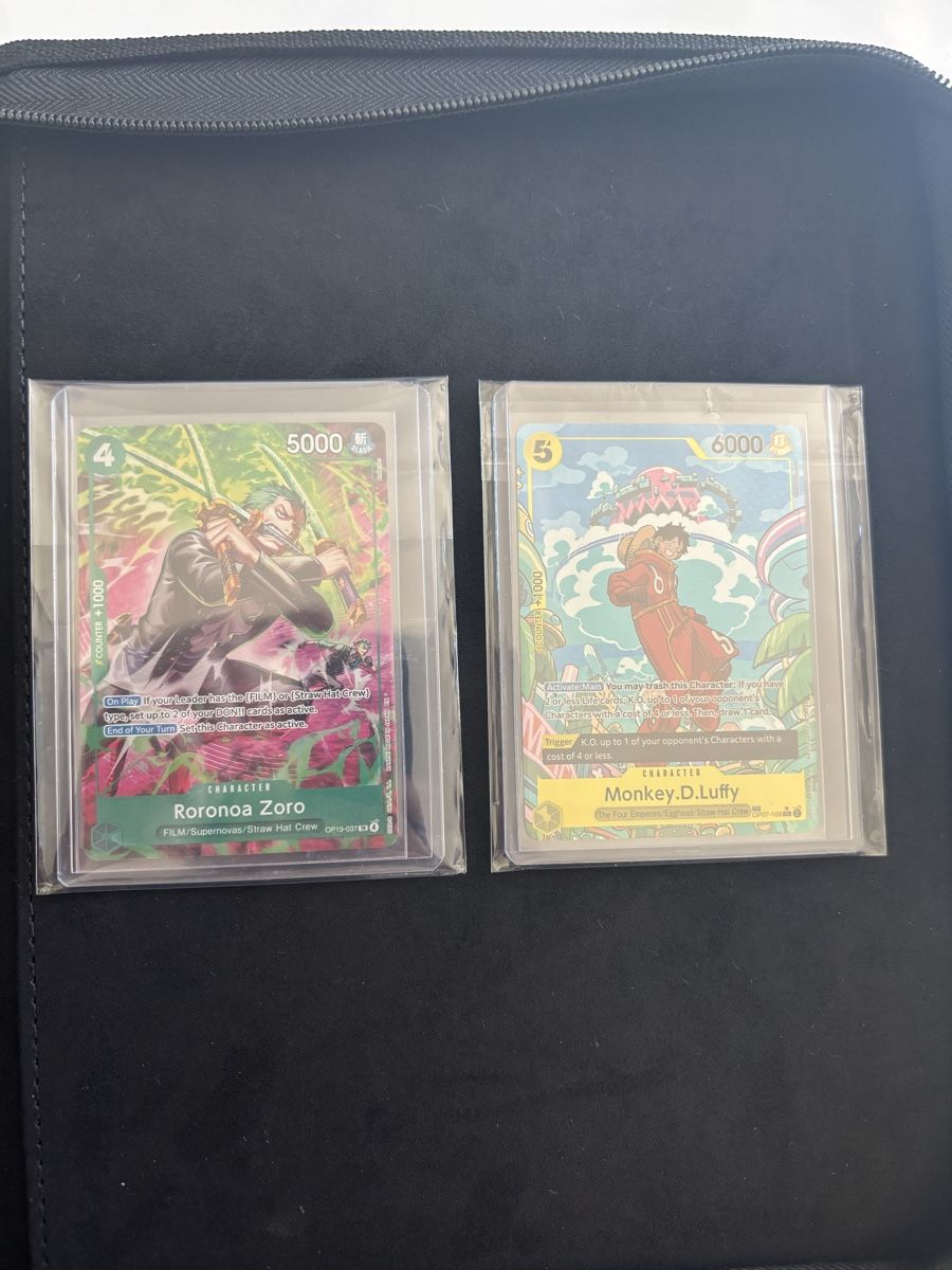 Bandai Carte collezionabili: LUFFY X ZORO TR / NM PERFECT – Nuovo (secondo la descrizione) da Petit-Lancy venduto da Genevatcg