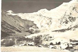 Saas Fee - Winter + ca. 1945
