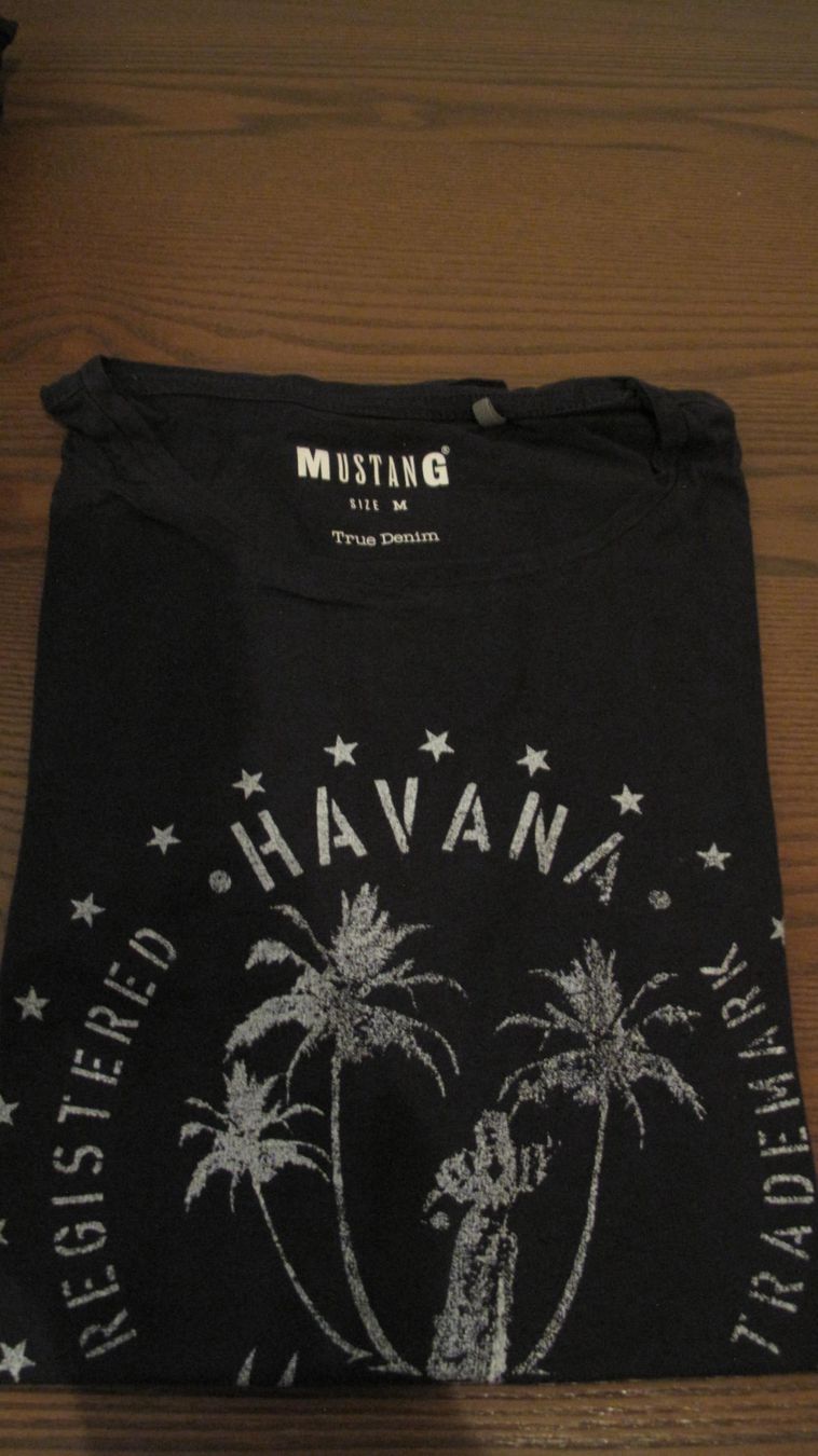 T-shirt: Mustang T-Shirt / Grösse M – Usato da Berg TG venduto da Volker-Kampfgarten