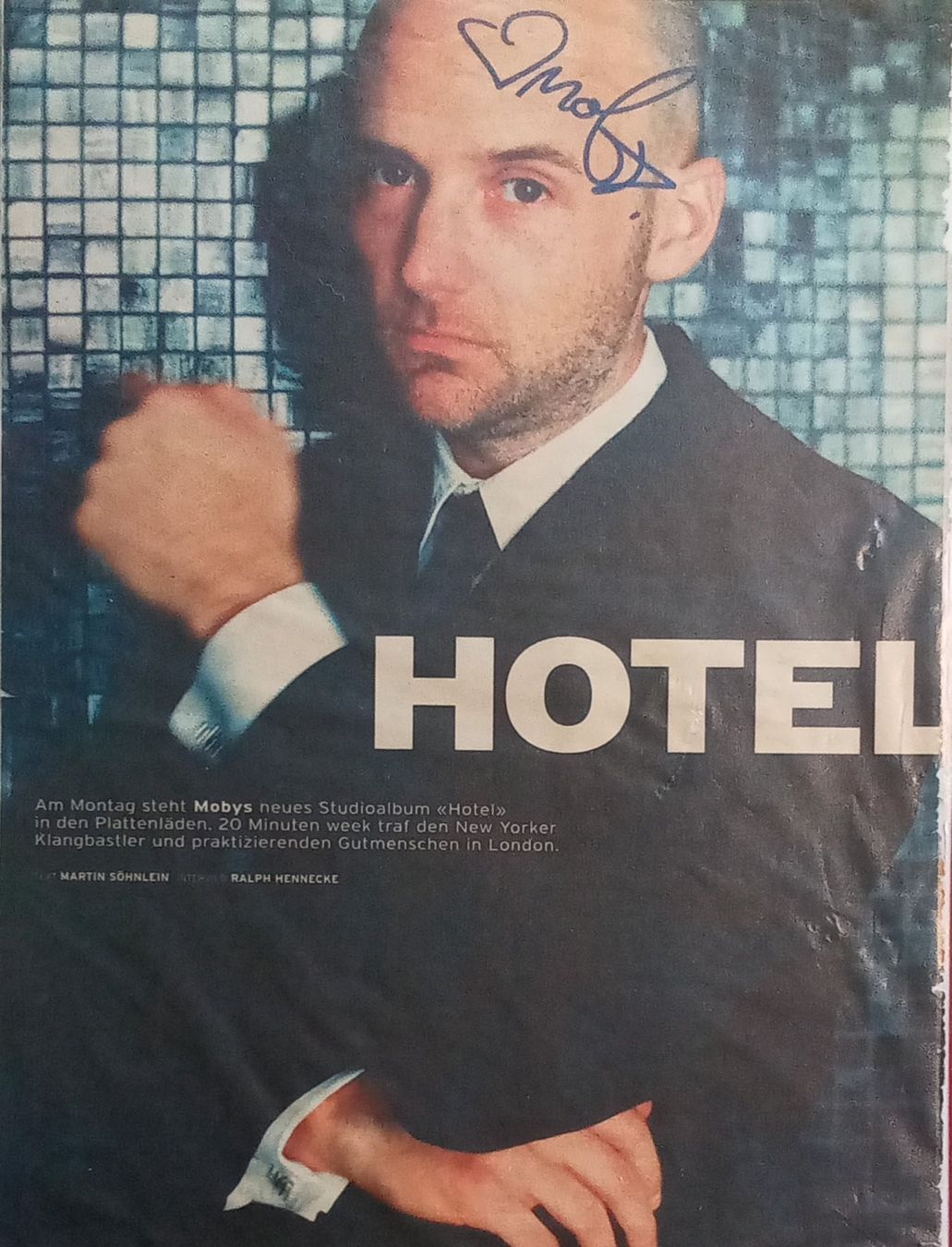 Autografi: Moby Autogramm signiert Bild 20x30cm – Usato da Bischofszell venduto da Gottselig