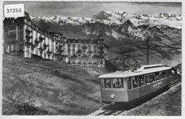 Rigi-Kulm mit Rigi-Bahn