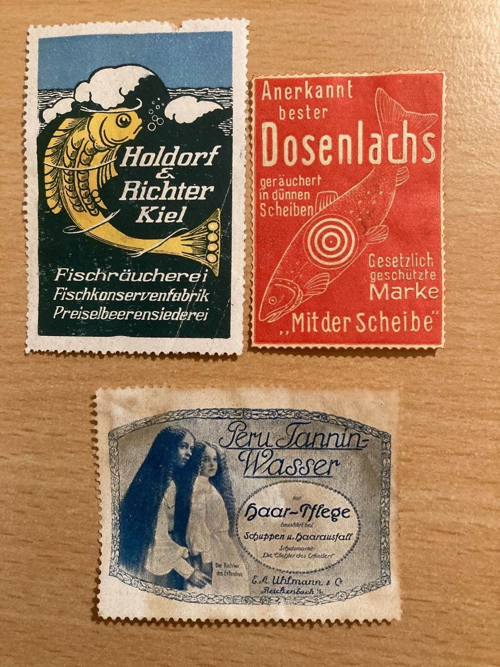 Tous les timbres: 3 alte Vignetten – D'occasion à Hunzenschwil par nixnevis