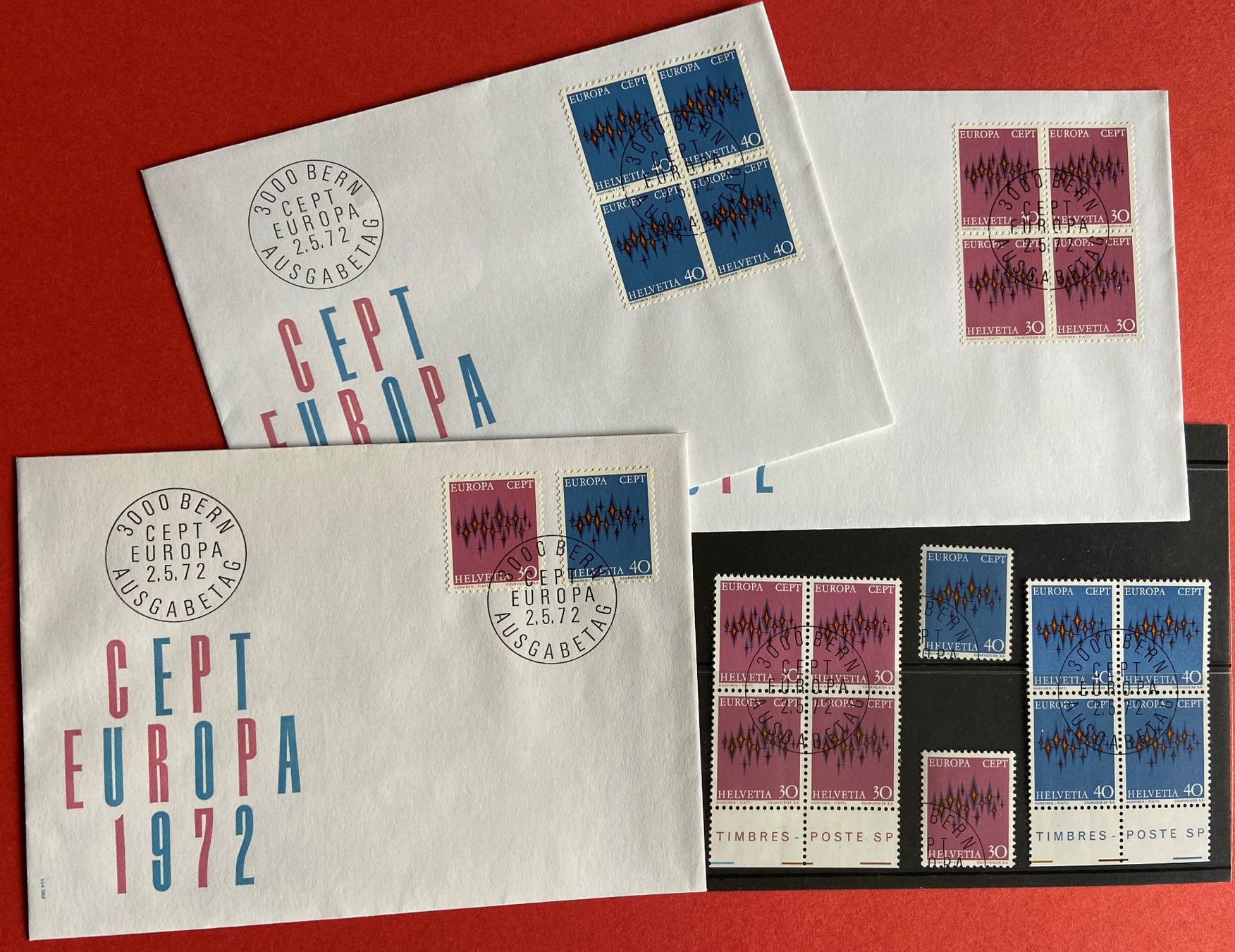 Tutti i francobolli: Lot FDC ET Europa -Marken + 4er Blocks – Usato da Böckten venduto da Hansi36 6