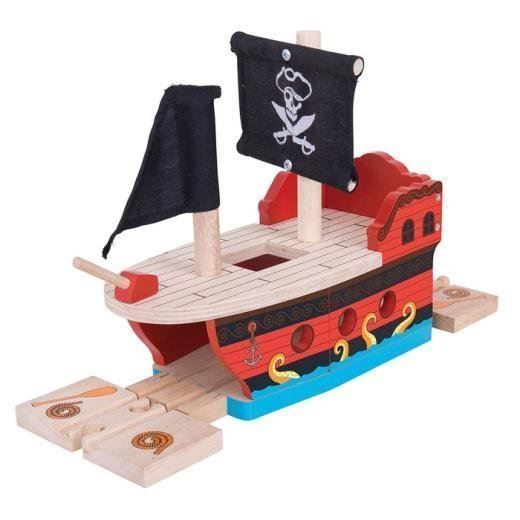 Brio Spielzeuge: Holzeisenbahn "Piratenschiff Tunnel" – Neu und originalverpackt aus Malters von leif