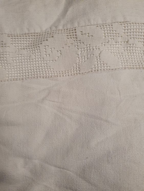 Drap vintage d'occasion - Linge de maison