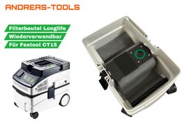 Wiederverwendbar Filterbeutel für Festool CTL15 MIDI/MINI