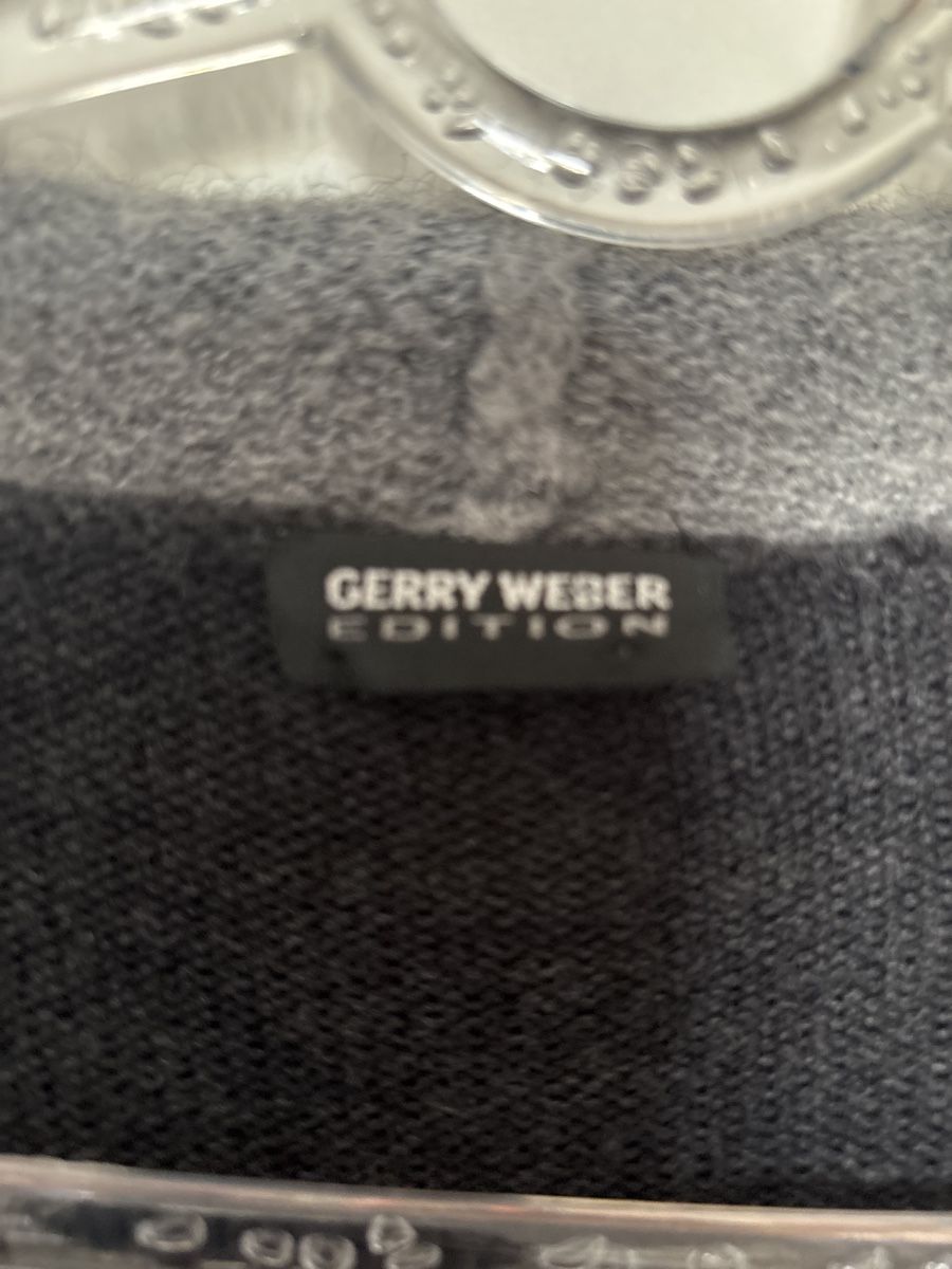 Gerry Weber Giacche: Gerry Weber Edition Strickjacke, Grösse 46, Grau/Schwarz – Usato da langenthal venduto da rundholz7 1