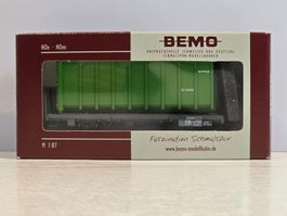 Bemo, 2267126, RhB, Kp-w 7506, mit Altpapiermulde grün, neu