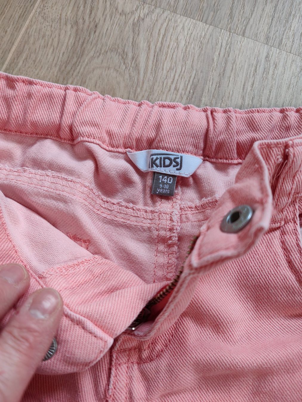 Pantaloni: Jeanshose rosa/lachs - Gr. 140 – Usato da Kirchleerau venduto da hop82 1