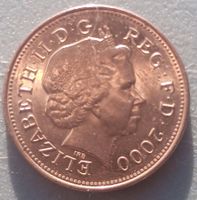 GROSSBRITANNIEN - 2000 - 2 PENCE - EXZELLENTE MILLENIUMMÜNZE