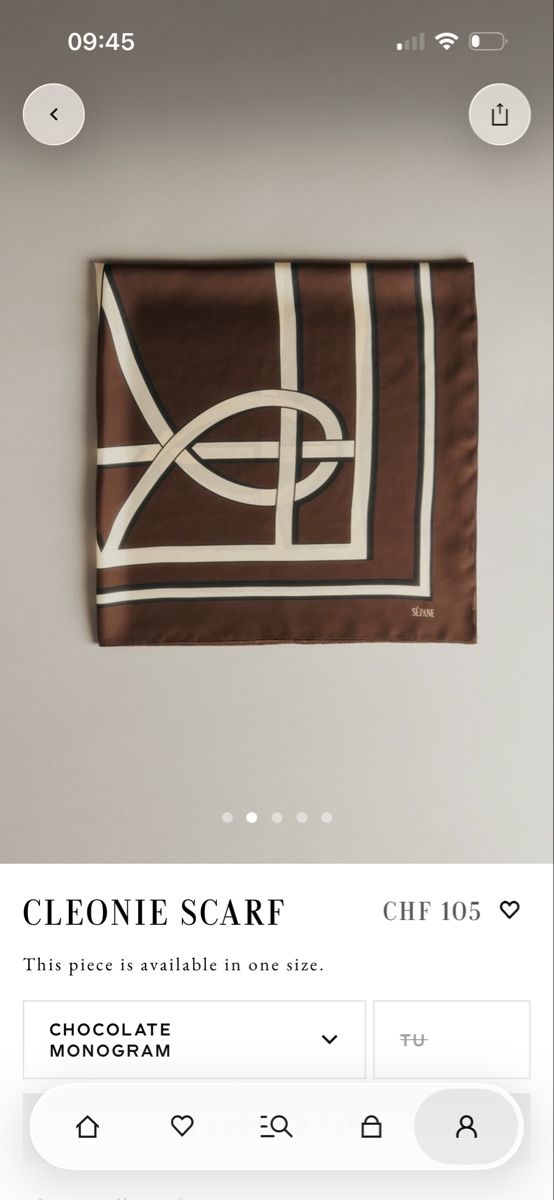 Sezane Foulard & Sciarpe: Sézane Scarf Cleonie – Nuovo e nell'imballaggio originale da Constantine venduto da boukledor 2