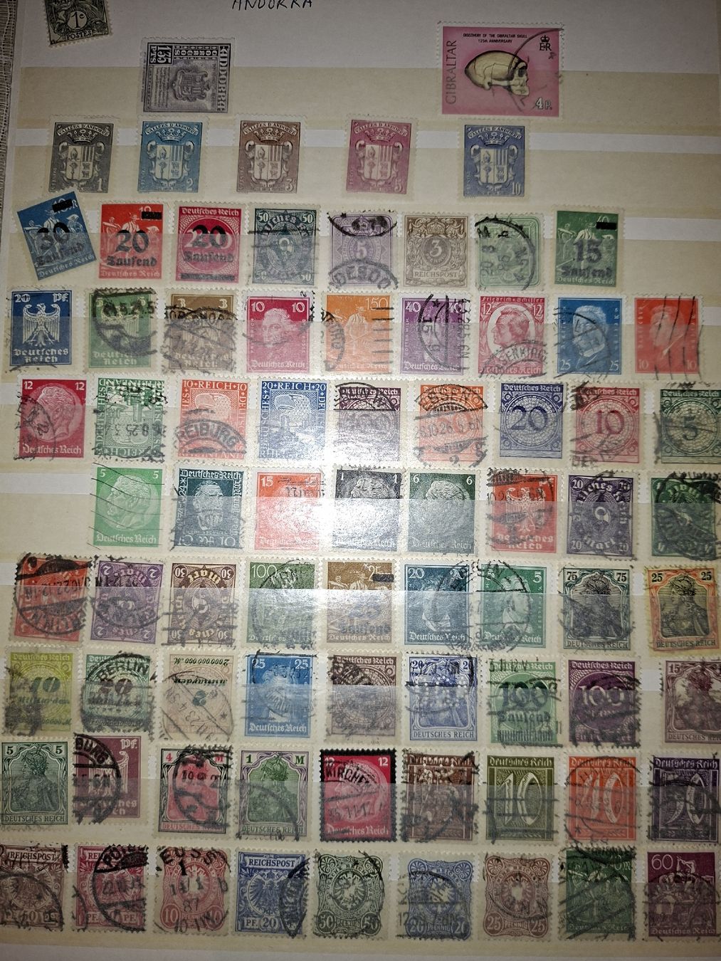 Tous les timbres: Briefmarkensammlung Ausland div – D'occasion à Balgach par SIMEON27 1