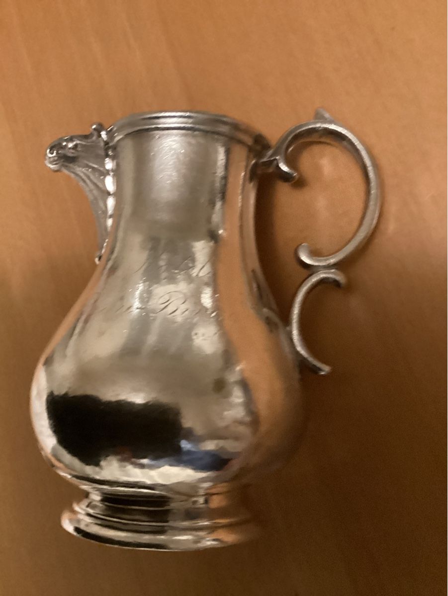 Karaffen: Gebr. Hepp Milchkännchen Hotel Silber versilbert c.1924 – Gebraucht aus Nunningen von Vintage59 6