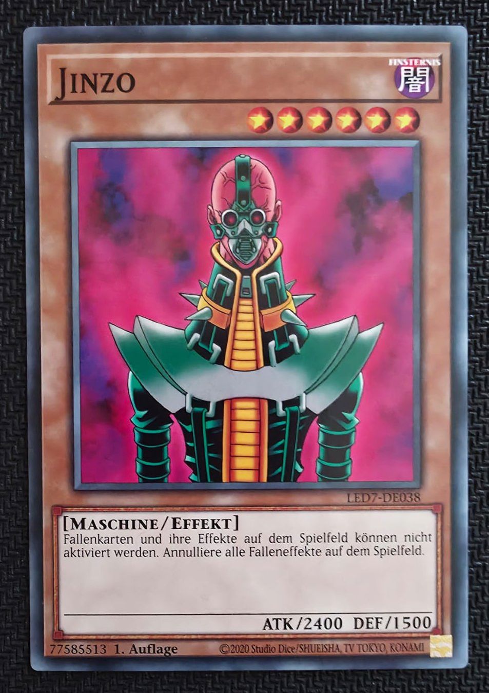 Yugioh Sammelbilder & Trading cards: Jinzo - LED7-DE038 - Yu-Gi-Oh! – Neu (gemäss Beschreibung) aus Zürich von Zetto