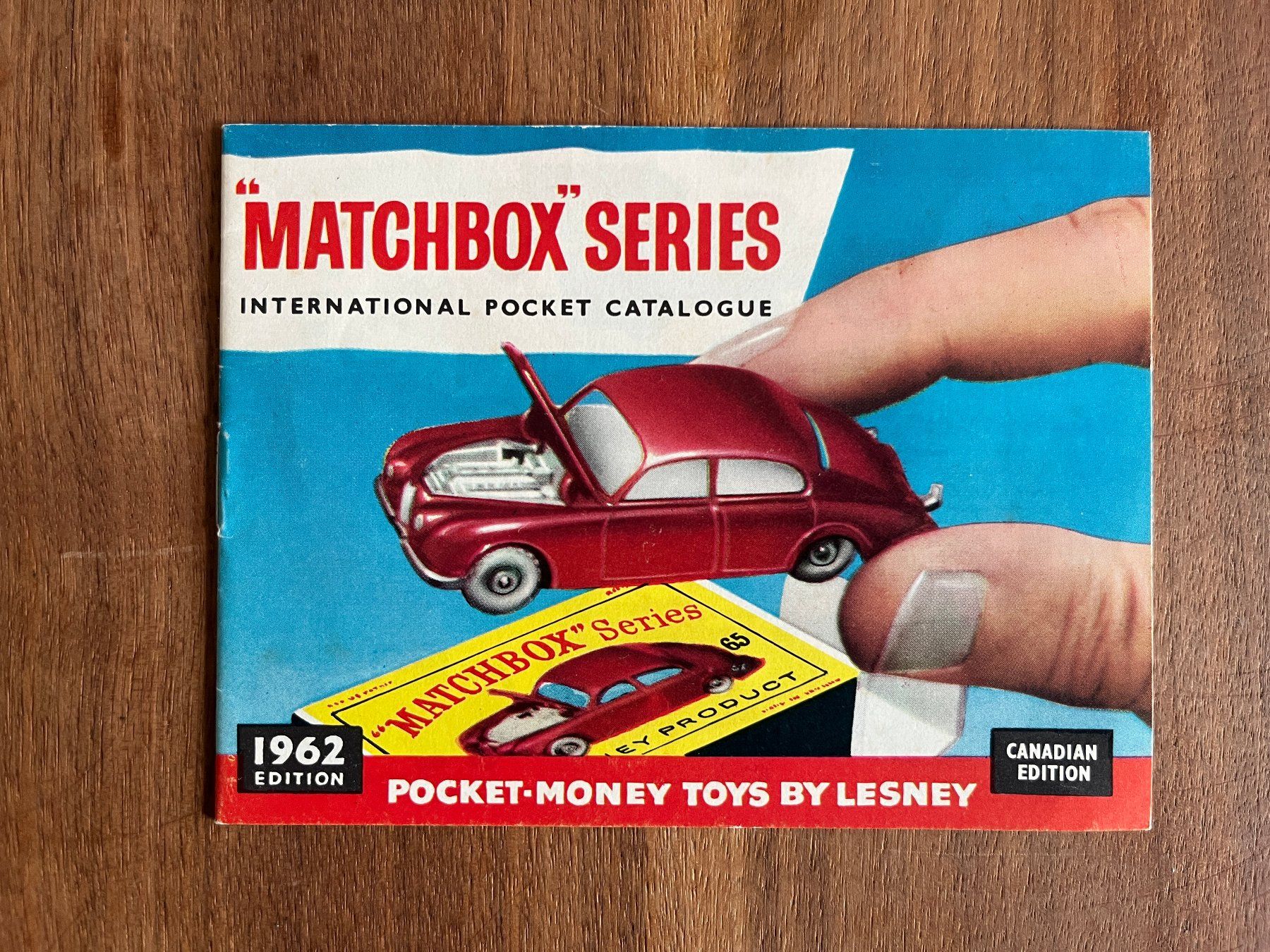 Matchbox Modellini d'auto: Matchbox Pocket Catalogue 1962 Canada – Usato da Zofingen venduto da Trukli58
