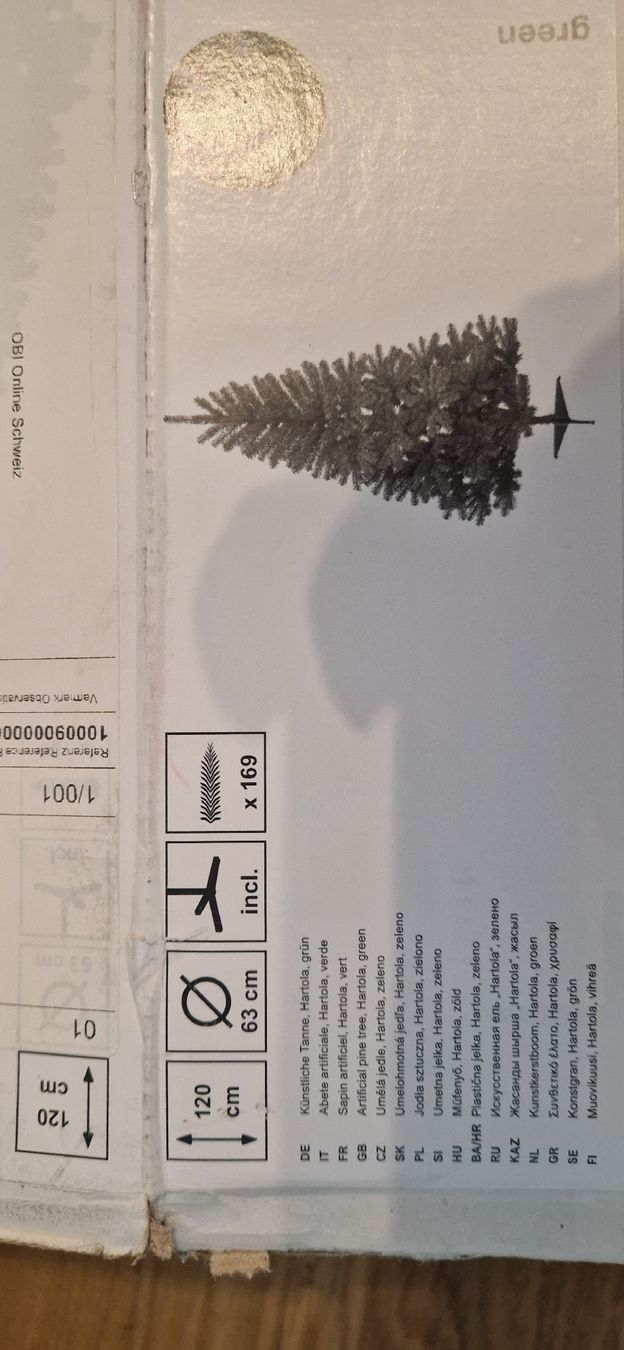 Tutte le decorazioni: kleiner Plastick Weihnachtsbaum – Nuovo e nell'imballaggio originale da Uetendorf venduto da JR-Fantasyhouse 1