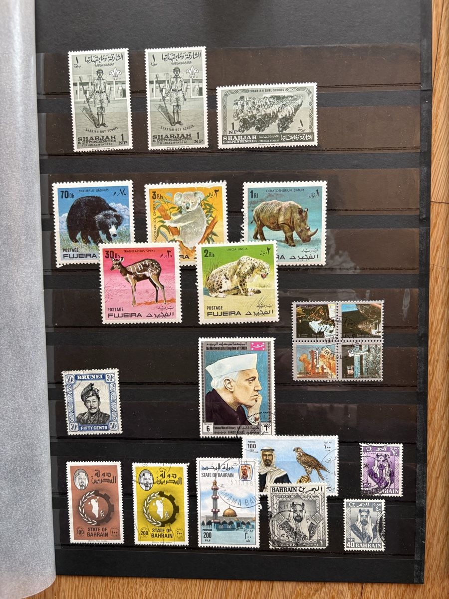 Tous les timbres: Collection timbres UAR - Manama -Ajman-Fujera - Saudi - etc – D'occasion à Zweisimmen par Domii 3