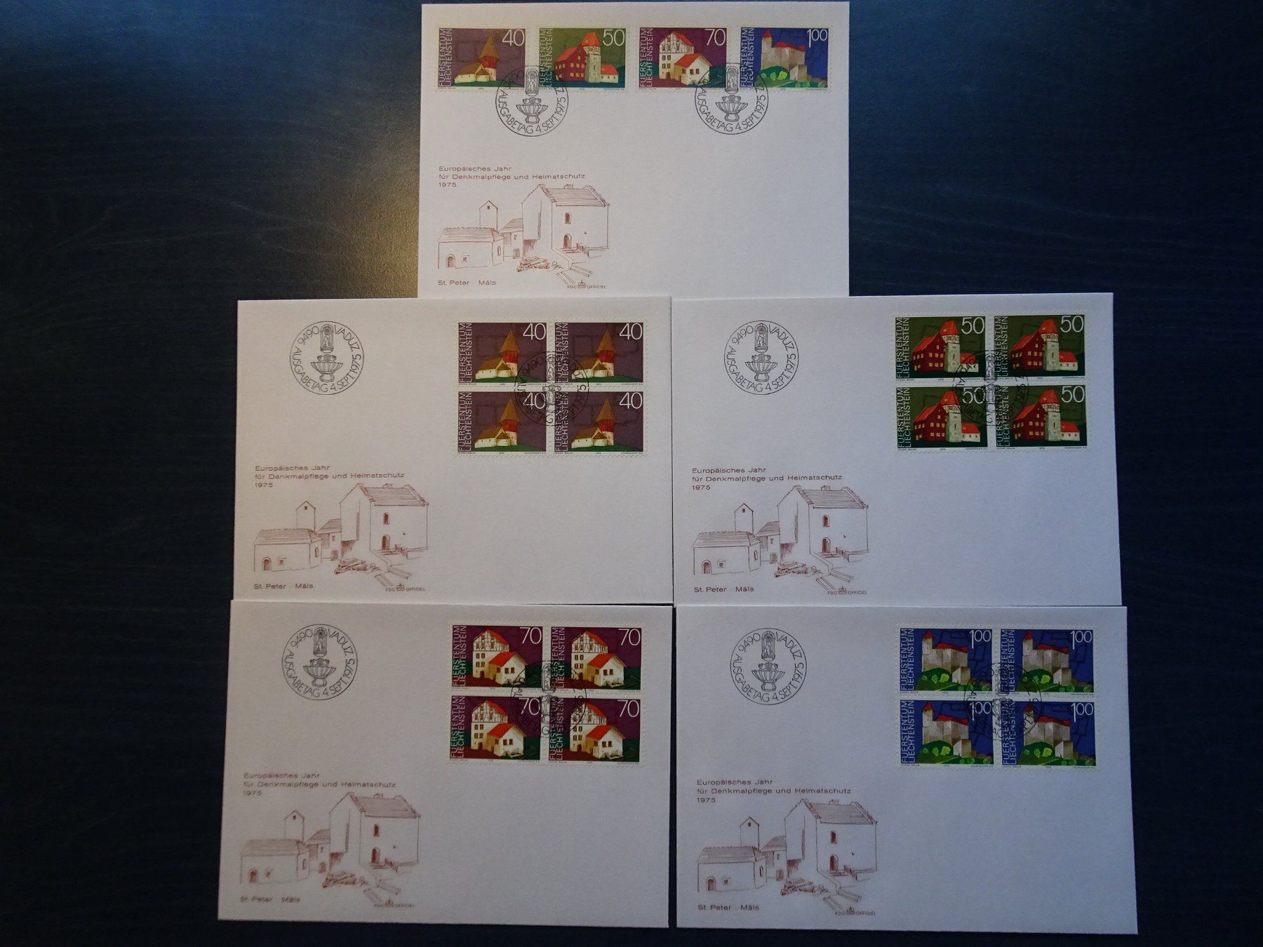 Alle Briefmarken: FDC 1975 – Neu (gemäss Beschreibung) aus Aadorf von Chnorli-Furz