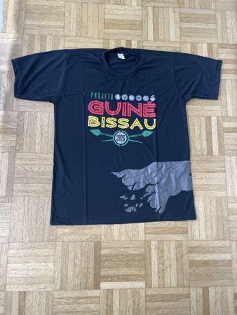 Cooles Guinea Bissau T-Shirt, Grösse M, Schwarz
