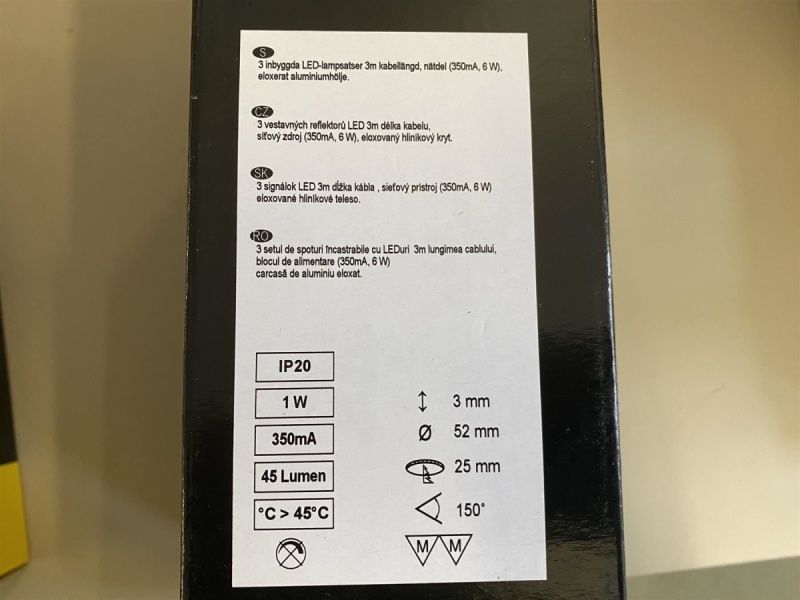 Lampade: neue dünne LED Einbauleuchten 1pack – Nuovo e nell'imballaggio originale da Necker venduto da liq24 4
