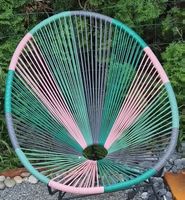 Acapulco Chair, Outdoor, Round, Multicolor, Good Condition 