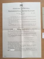 Auszug Regierungsratprotokoll 1965