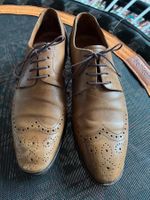 Elegante Navyboot Herrenschuhe Brogue, Gr. 42